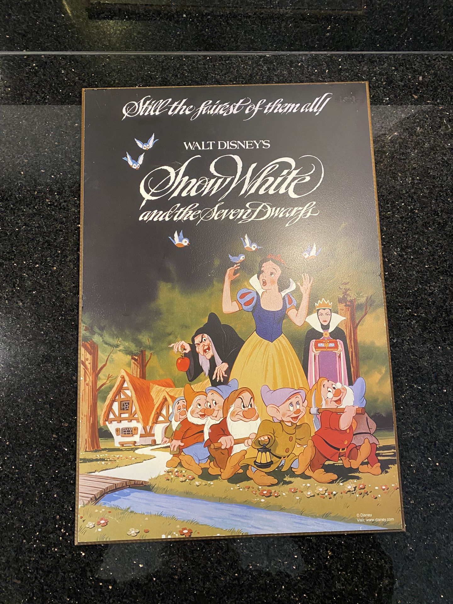 Still The Fairest of Them All WALT DISNEY'S Snow White & The Seven Dwarfs 13x19” Wall Art