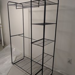 Freestanding Metal Closet Shelves
