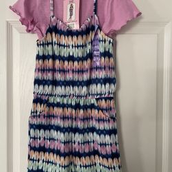 Girls 2 Piece Shorts/jumper Set Size Xs 5/6