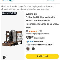 Coffee Station  With Drawer