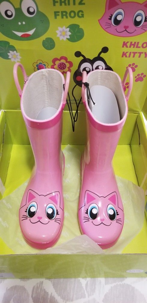 Western Chief Girls Rubber Boots SIZE 1