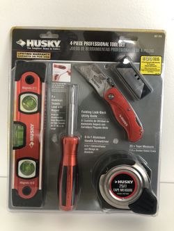 Husky 4-piece professional tool set