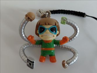 Tokidoki Frenzies Marvel Doctor Octopus Zipper Pull Phone Charm Strap NEVER USED