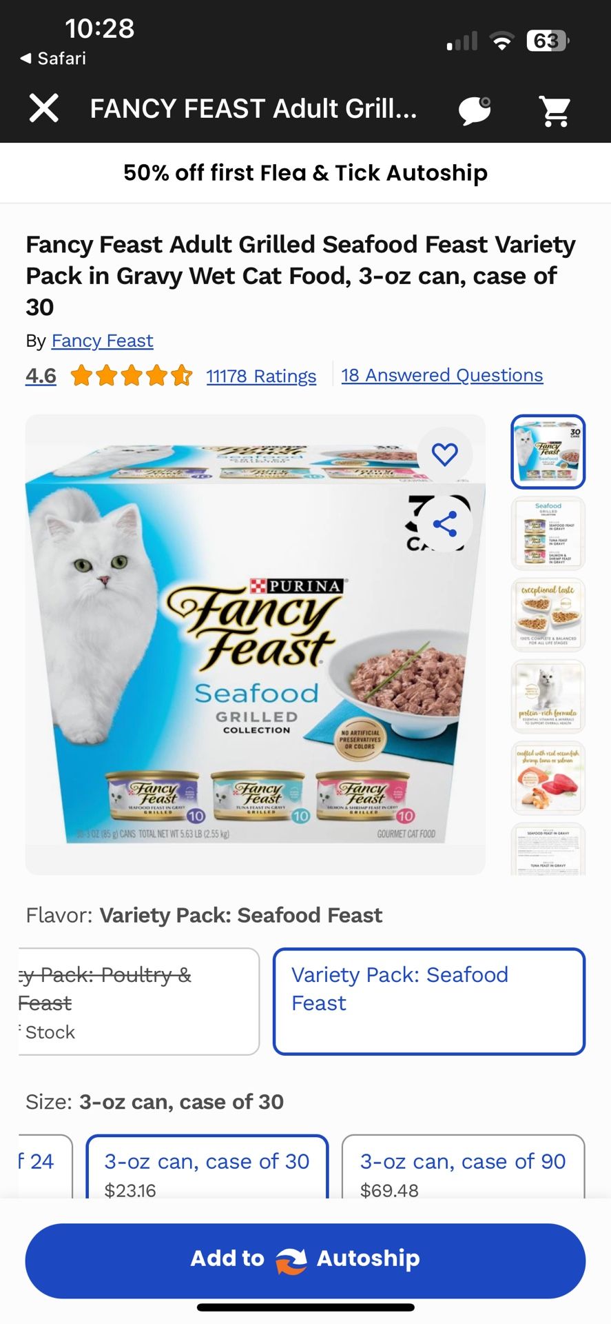 Fancy Feast Cat Food Packages