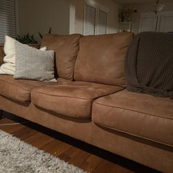 Ashely Furniture Sued Leather Sofa