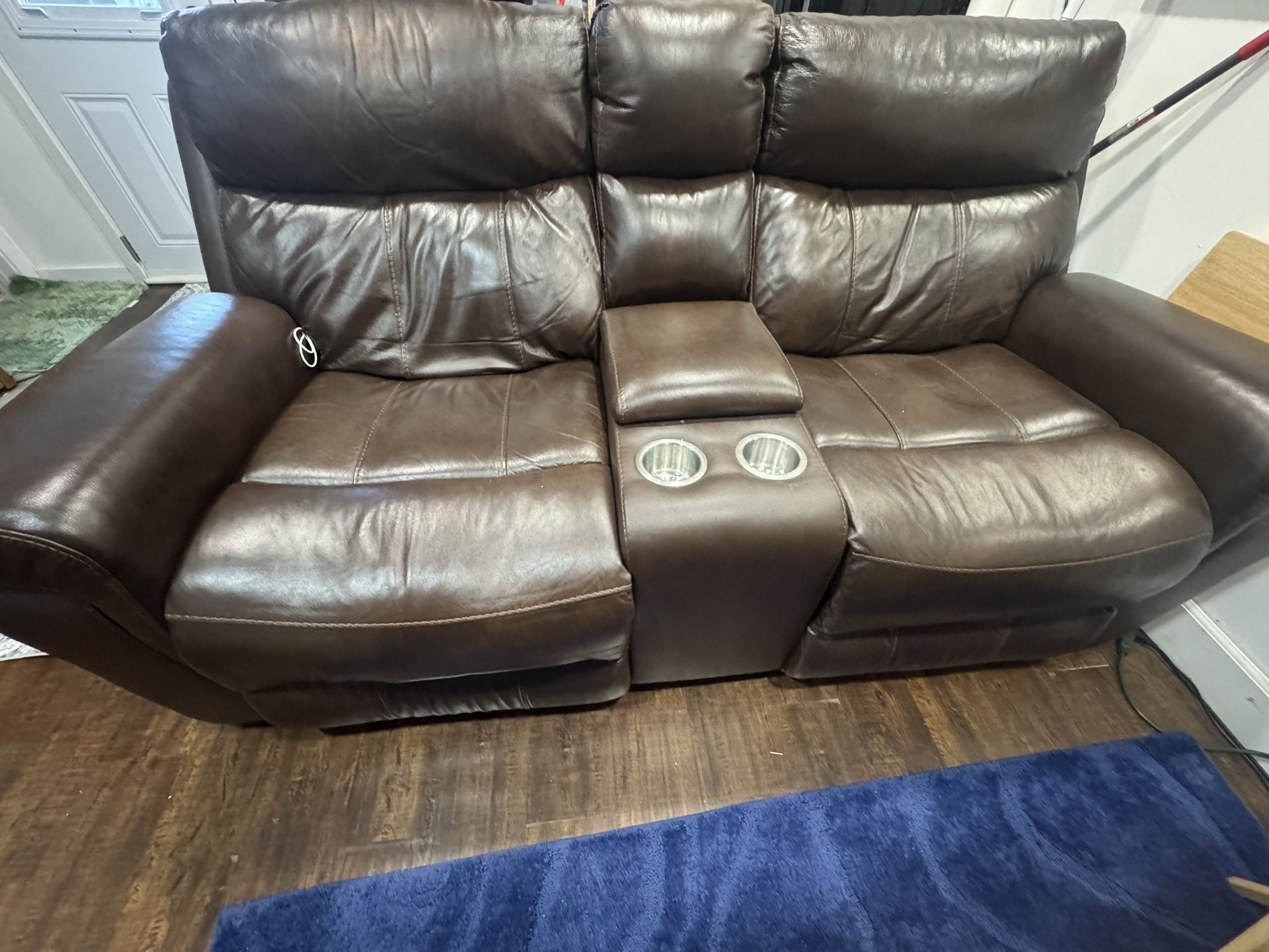 Loveseat Recliner Charging Station
