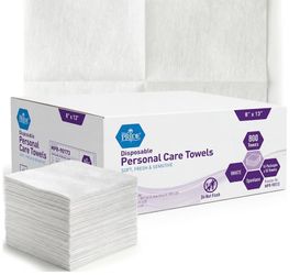 Med Pride Disposable Personal Care Towels – 800 Count – NEW Unopened