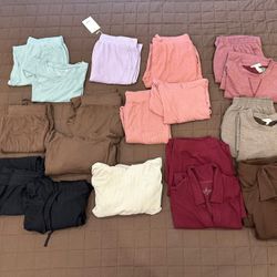 BUNDLE of Kyte Baby Mama Jogger Sets, Cuddle Duds Jogger Sets, And Berkshire Jogger Sets