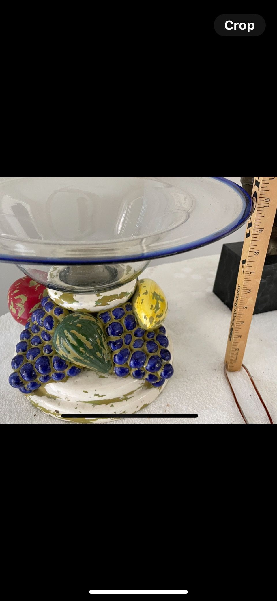 Vintage Unique Topiary Porcelain Fruit stand