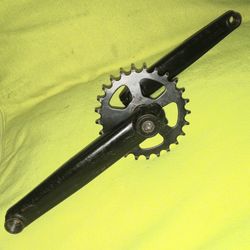 REDLINE FREESTYLE BMX SPLINE DRIVE 25T SPROCKET 170MM CHROMOLY CRANK ARMS