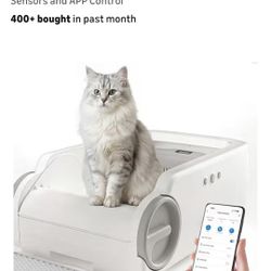 Open top automatic litter box,  new in box