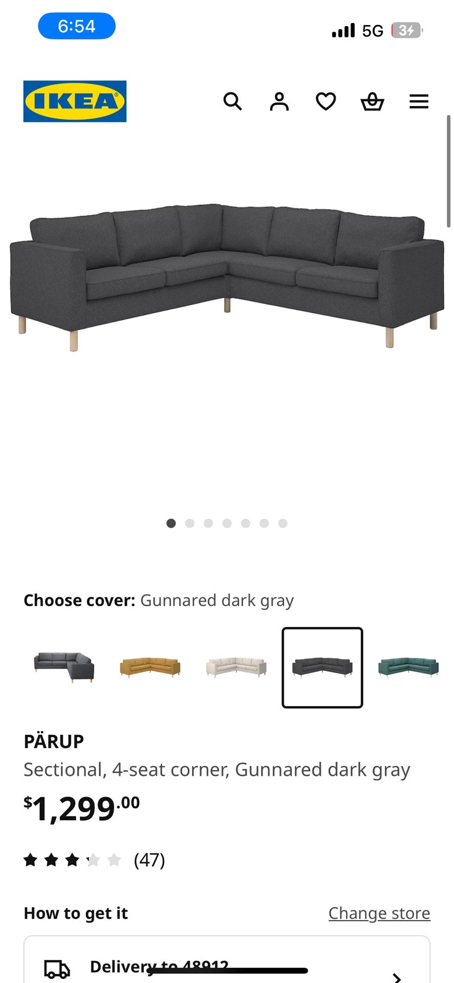 Couch (need gone ASAP)
