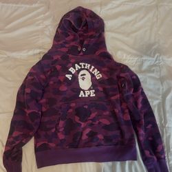 BAPE Color Camo College Pullover Hoodie