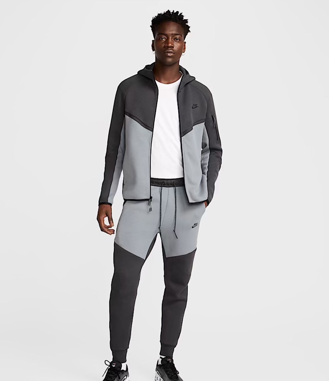 Size Small - Nike Tech Set Full Zip Hoodie HV0949-061 Pants HV0959-061