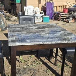 Dining Table W 3 Chairs