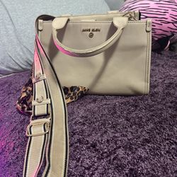 Anne Klein hand Bag very light beige