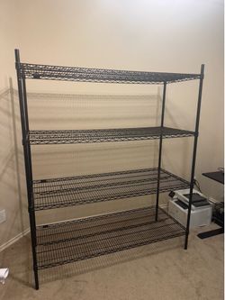 Uline metal 72x60x24 shelf unit