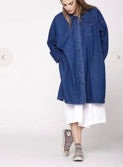 LACAUSA Nena Denim Dress/Coat Size M/L
