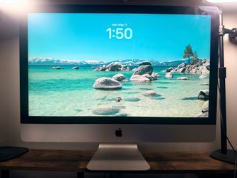 2020 Apple iMac 27” Retina 5K – 32GB RAM – Excellent Condition