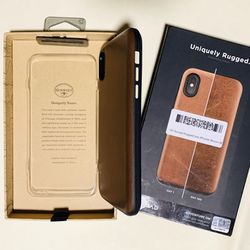 Nomad iPhone X/ XS Rugged Leather Case
