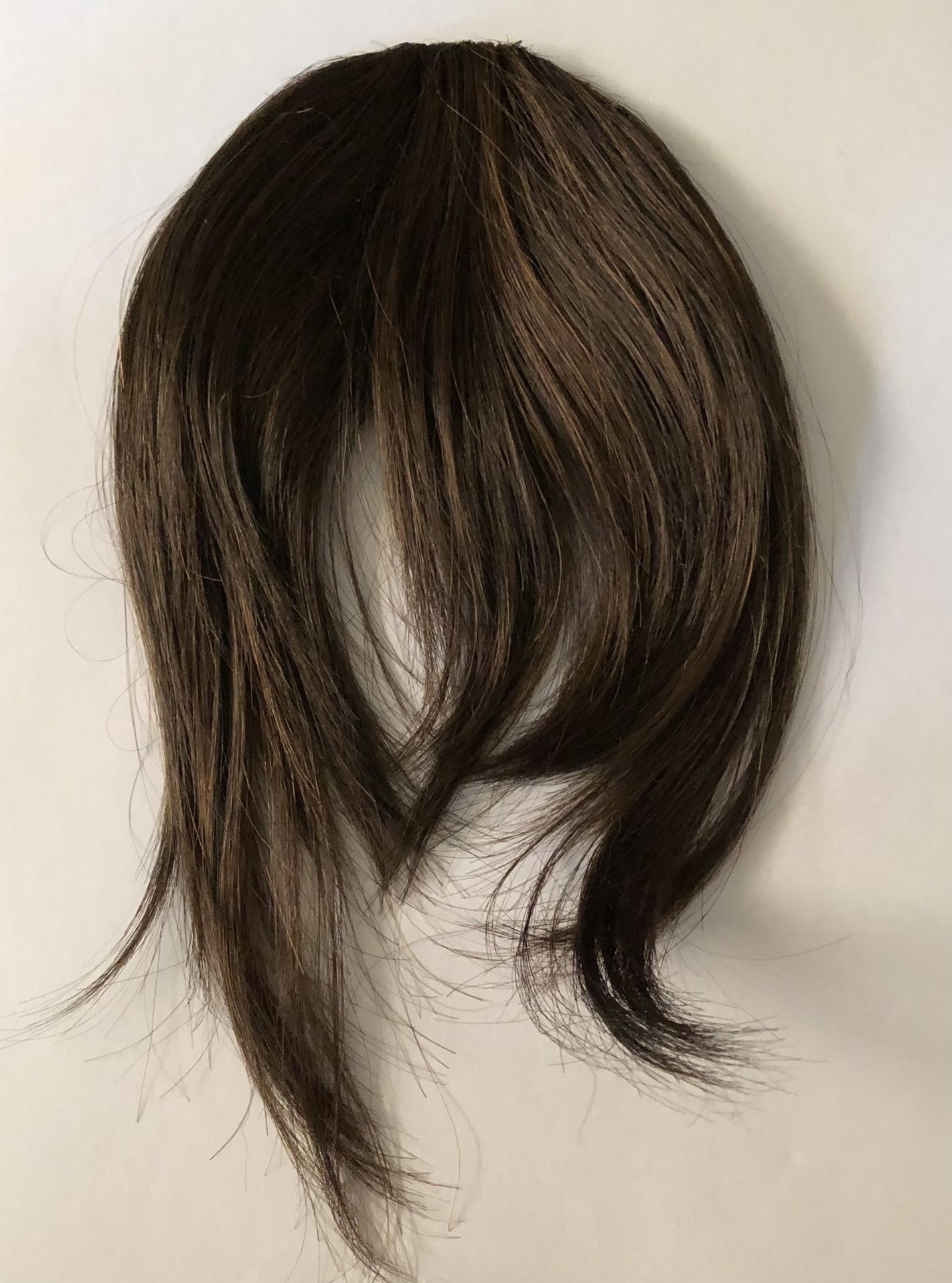 Light Brown Clip In Bangs