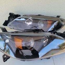 04-09 Mazda 3 Projector Headlights Luces Calaveras Micas Faros Focos Faroles