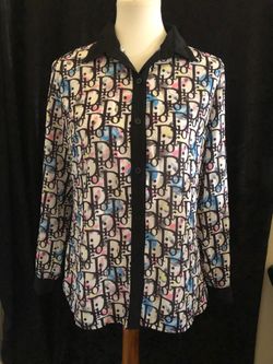 Dior colorful women’s shirt sz Large
