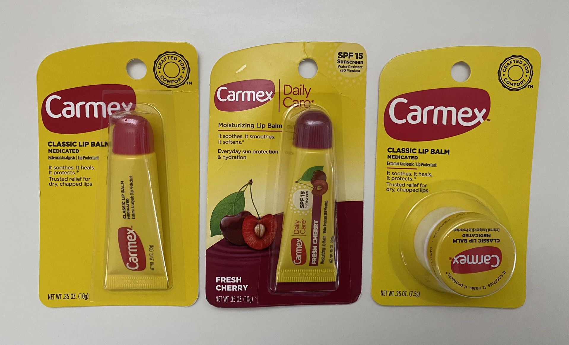 Carmex lip balm