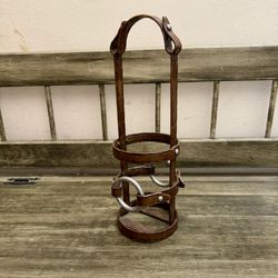 Vintage Barware Unique Metal Bottle Carrier