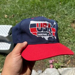Vintage USA BASKETBALL SnapBack 
