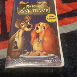 Vintage Lady and the Tramp VHS Disney Masterpiece Collection #14673 Factory Seal