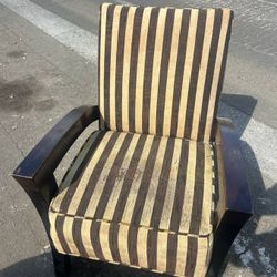 Striped Armchair