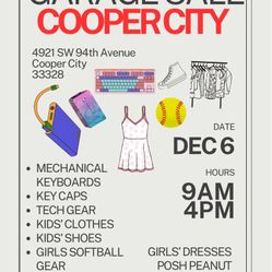 GARAGE SALE IN COOPER CITY