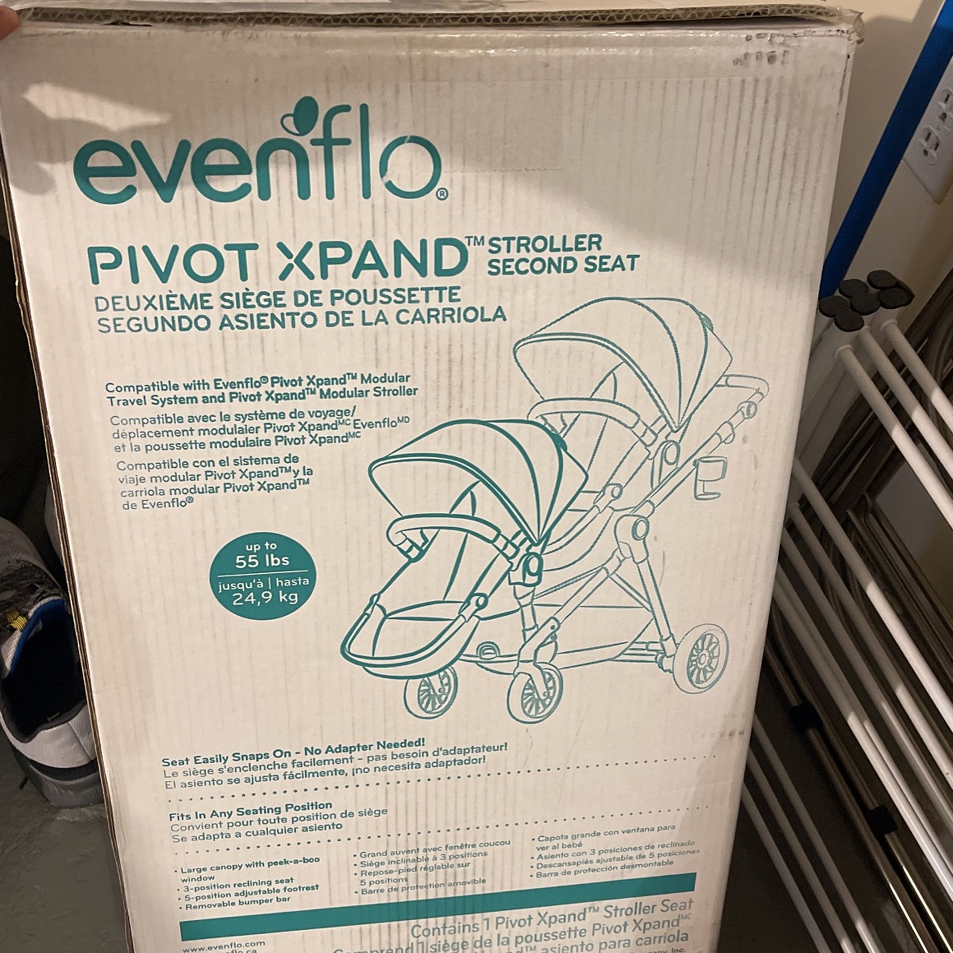 Stroller Second Seat For The Pivot Xpand Stroller 