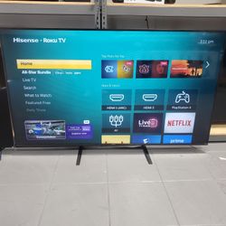 HISENSE 75" SMART TV LED 4K HDR ROKU TV FANTASTIC PICTURE QUALITY GUARANTEED 💯🖥🔥💯🖥