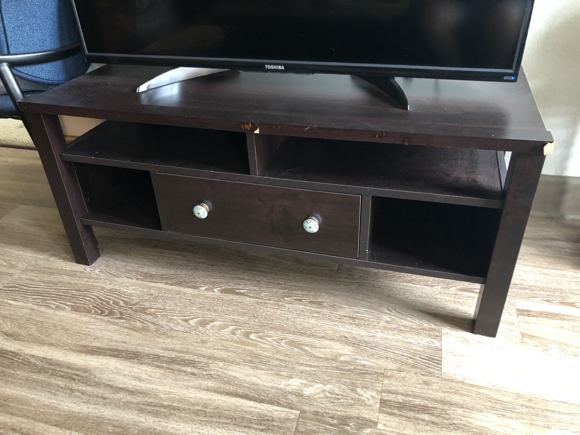 Wooden TV stand