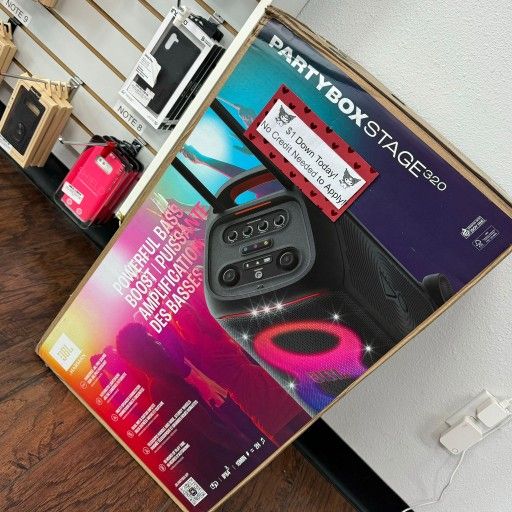 Jbl Partybox 320 Bluetooth Speaker - Pay $1 To Take It Home Today and pay the rest later.