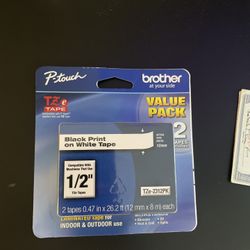 2-PK OFFICIAL Brother TZe2312pk P-Touch Label Tape TZ-231S 