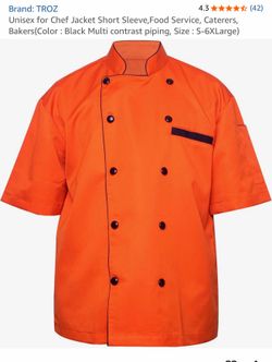 New Chef coat &6 pack of hats