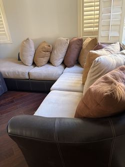L-shaped couch for sale!