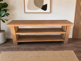 🌟 Rustic Wooden Console Table / TV Stand 🌟