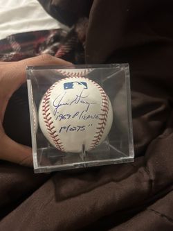 Jim Gosger 1969 New York Mets Signed Ball
