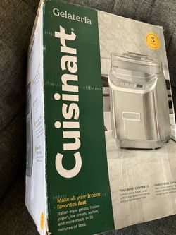 Cuisinart Gelateria Ice Cream Maker Machine