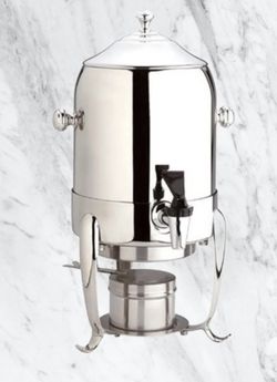 All-Clad COFFEE URN Coffee Machine Dispenser Stainless Steel 6 Liter Serving Piece With Box Used Once, Cleaned