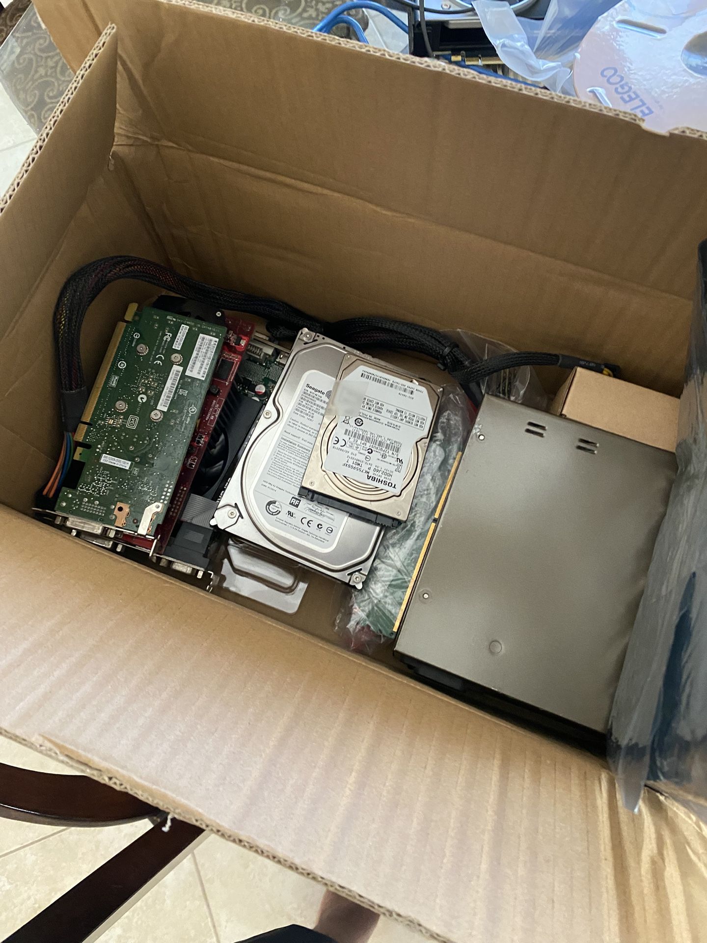 Box Of Computer Parts