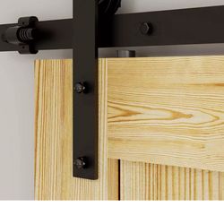 METAL DOOR HARDWARE FOR BARN DOOR (SOLD WITHOUT BOLTS)