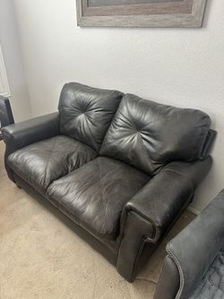 Leather Couch 2 Seat