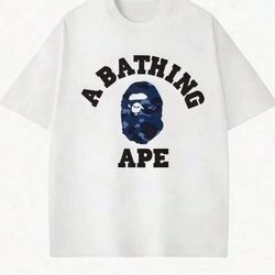 White bape shirt