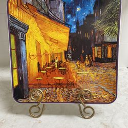 12x12 Van Gogh Plate “The Cafe Terrace on The Place Du Forum”