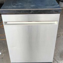 Excellent Condition! Entirely Stainless Steel G.E. Portable Dishwasher!